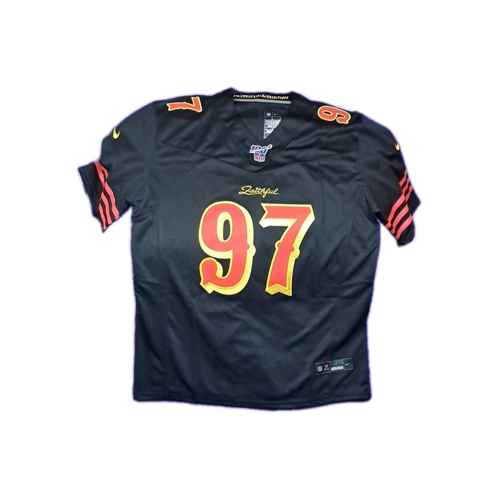 Faithful 2019 #97 Nick Bosa San Francisco 49ers Nike Rivalries Jersey Size L
